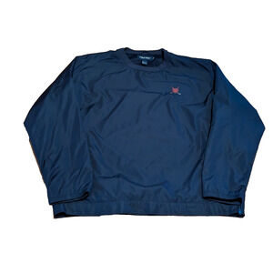 Polo Golf Ralph Lauren Jacket Pullover Mens Large Blue Long Sleeve Windbreaker